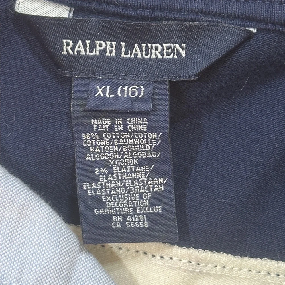 Ralph Lauren Navy and Cream Polo Dress - Picture 3 of 8